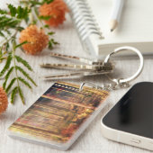 Bladeren van Gouden Sleutelhanger (Voorkant Rechts)