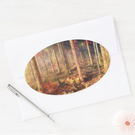 Bladeren van Gouden Stickers (Envelop)