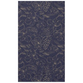 Bladeren van Navy- en gouddruiven Tafelkleed (Voorkant)