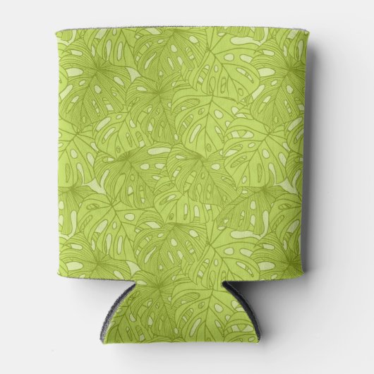 Bladeren van palmbomen blikjeskoeler (Voorkant)