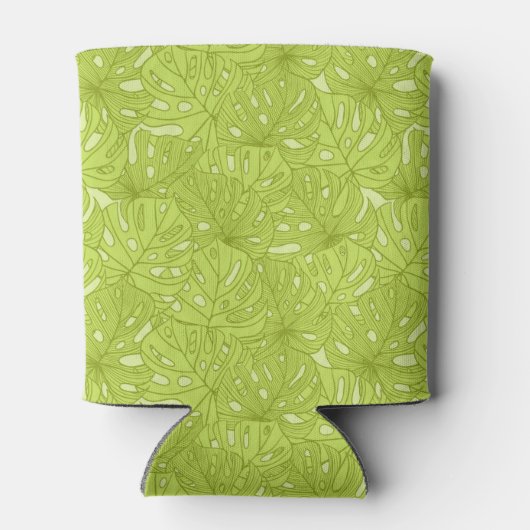 Bladeren van palmbomen blikjeskoeler (Achterkant)