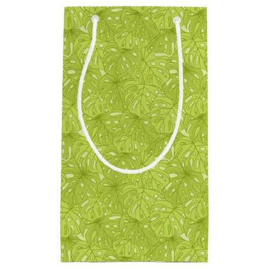 Bladeren van palmbomen klein cadeauzakje (Voorkant)