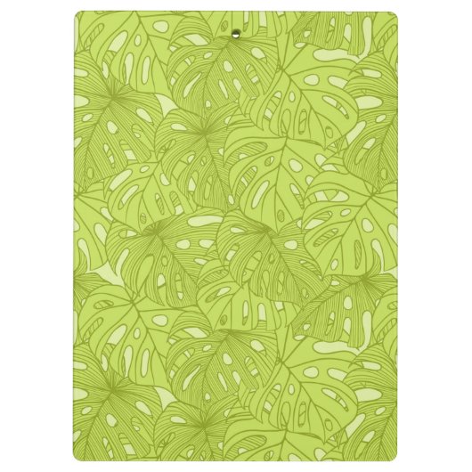 Bladeren van palmbomen klembord (Achterkant)