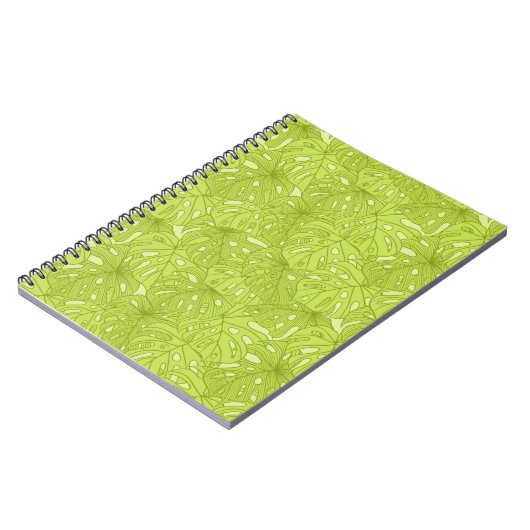 Bladeren van palmbomen notitieboek (Linkerzijde)