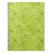 Bladeren van palmbomen notitieboek (Voorkant)