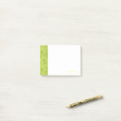Bladeren van palmbomen post-it® notes (Op bureau)