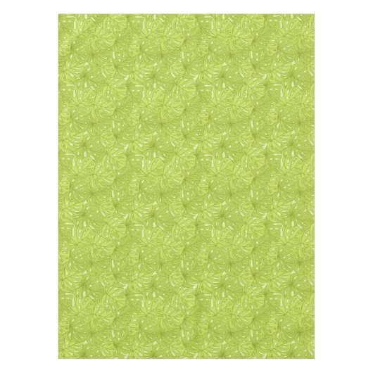 Bladeren van palmbomen tafelkleed (Voorkant)