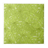 Bladeren van palmbomen tegeltje (Voorkant)