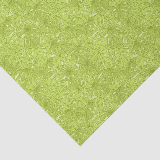 Bladeren van palmbomen tissuepapier (Detail)