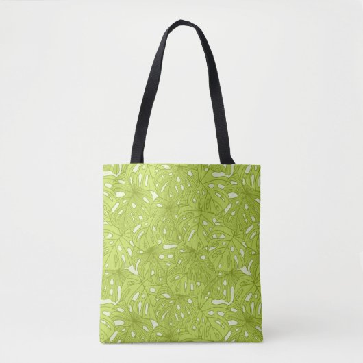 Bladeren van palmbomen tote bag (Voorkant)