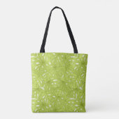 Bladeren van palmbomen tote bag (Achterkant)