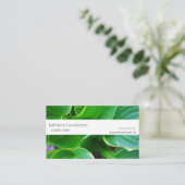 Bladeren van planten uit hosta visitekaartje (Staand voorkant)
