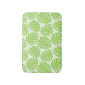 Bladeren van tropisch Plant - Monstera Pattern Badmat (Voorkant Verticaal)