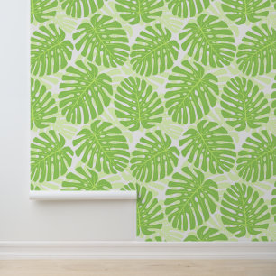 Bladeren van tropisch Plant - Monstera Pattern Behang