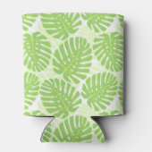 Bladeren van tropisch Plant - Monstera Pattern Blikjeskoeler (Achterkant)