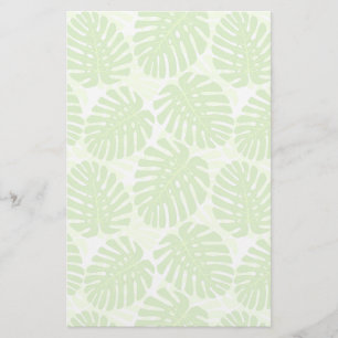 Bladeren van tropisch Plant - Monstera Pattern Briefpapier