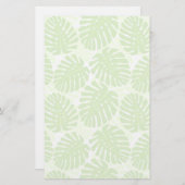 Bladeren van tropisch Plant - Monstera Pattern Briefpapier (Voorkant / Achterkant)