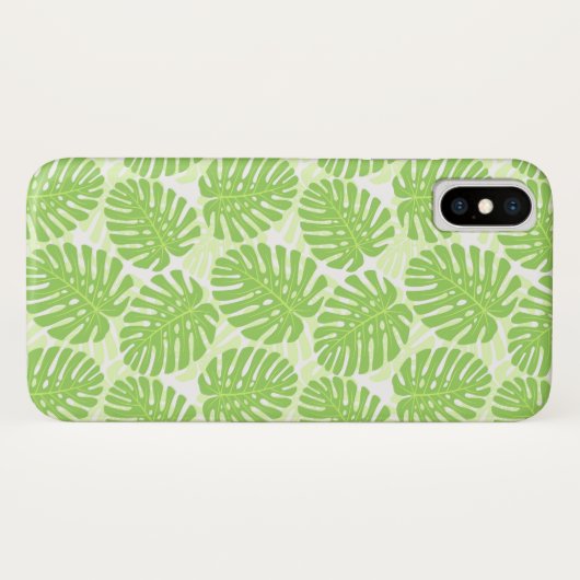 Bladeren van tropisch Plant - Monstera Pattern Case-Mate iPhone Case (Achterkant (horizontaal))