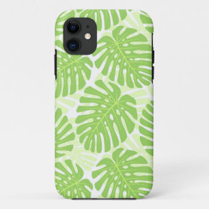 Bladeren van tropisch Plant - Monstera Pattern iPhone 11 Hoesje