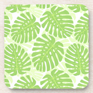 Bladeren van tropisch Plant - Monstera Pattern Drankjes Onderzetter