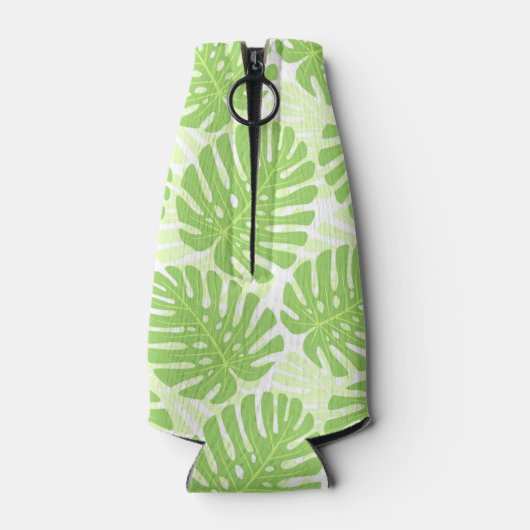 Bladeren van tropisch Plant - Monstera Pattern Flesjeskoeler (Achterkant)