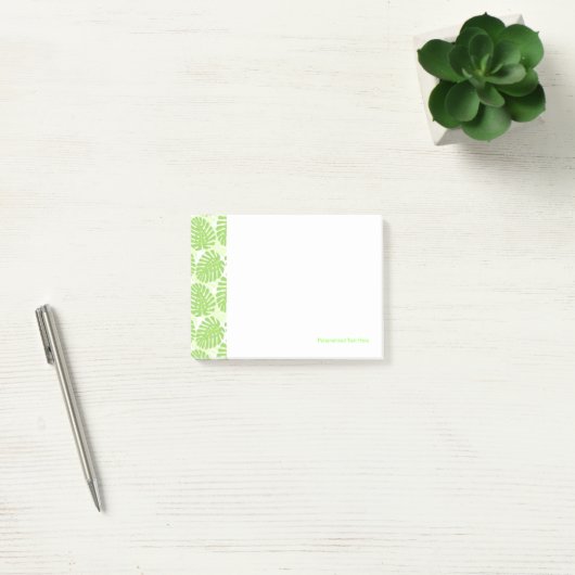 Bladeren van tropisch Plant - Monstera Pattern Post-it® Notes (Kantoor)