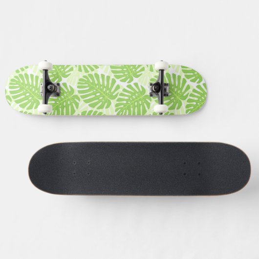Bladeren van tropisch Plant - Monstera Pattern Skateboard (Horizontaal)