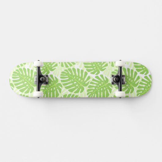 Bladeren van tropisch Plant - Monstera Pattern Skateboard (Horizontaal)