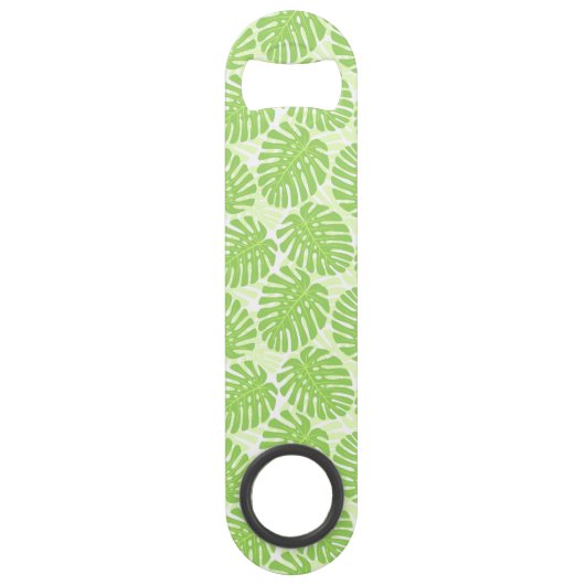 Bladeren van tropisch Plant - Monstera Pattern Speed Flessenopener (Achterkant)