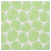 Bladeren van tropisch Plant - Monstera Pattern Stof (Swatch)