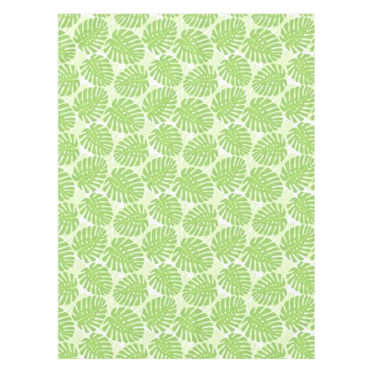 Bladeren van tropisch Plant - Monstera Pattern Tafelkleed (Voorkant)