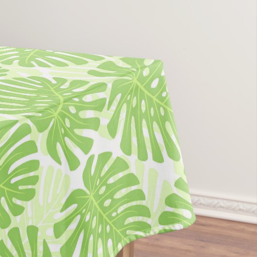Bladeren van tropisch Plant - Monstera Pattern Tafelkleed (Voorbeeld)