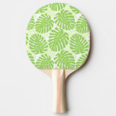 Bladeren van tropisch Plant - Monstera Pattern Tafeltennisbatje (Voorkant)
