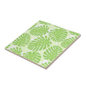 Bladeren van tropisch Plant - Monstera Pattern Tegeltje (Zijkant)