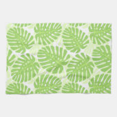 Bladeren van tropisch Plant - Monstera Pattern Theedoek (Horizontaal)