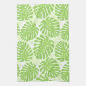 Bladeren van tropisch Plant - Monstera Pattern Theedoek (Verticaal)