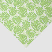 Bladeren van tropisch Plant - Monstera Pattern Tissuepapier (Detail)