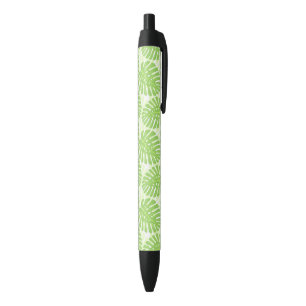 Bladeren van tropisch Plant - Monstera Pattern Zwarte Inkt Pen