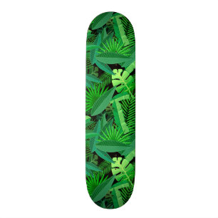 Bladeren van tropische palmbomen persoonlijk skateboard