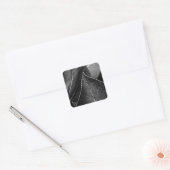 bladeren vierkante sticker (Envelop)
