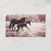 Bladeren voor joifmeel en merrie visitekaartje (Achterkant)