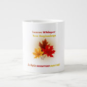 Bladeren Whisper - Tweetalige Herfst Mok (Voorkant)