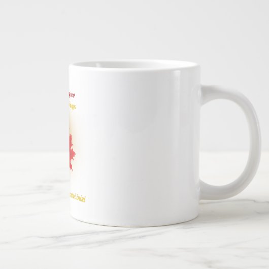 Bladeren Whisper - Tweetalige Herfst Mok (Rechts)