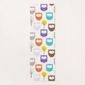 bladeren yogamat (Achterkant)