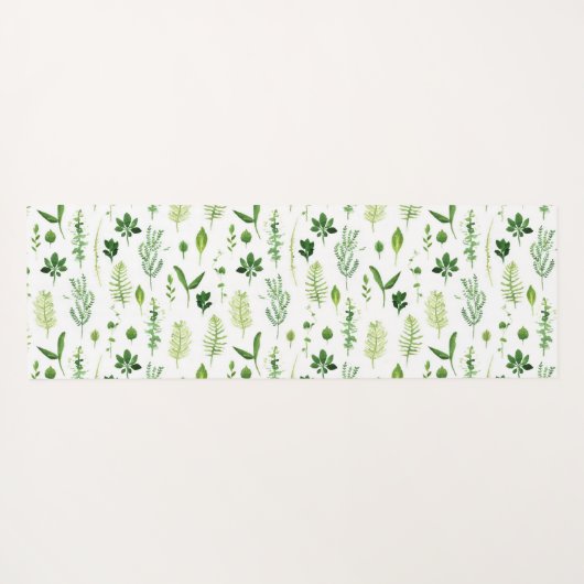 Bladeren Yogamat (Achterkant (horizontaal))