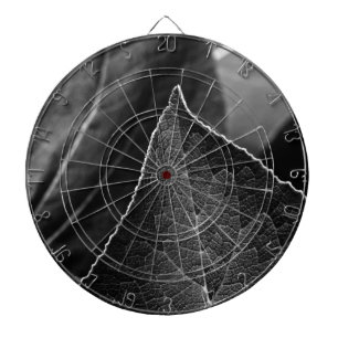 bladeren zijn dartbord