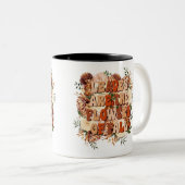 Bladeren zijn de bloemen van Herfst Tweekleurige Koffiemok (Voorkant rechts)