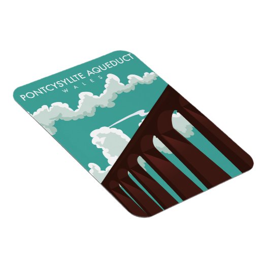 Bladerfoot Viaduct Scotland reisposter Magnet Magneet (Rechterzijde)