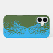 Bladerig 1 iPhone 16 hoesje (Achterkant horizontaal)