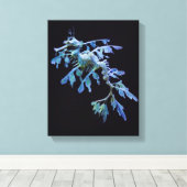Bladerig Zee Dragon Wrapped Canvas Print (Insitu (Houten vloer))